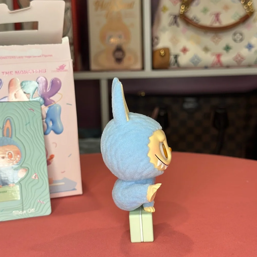 Pop Mart THE MONSTERS Labubu Lazy Yoga Series Show Off Figure